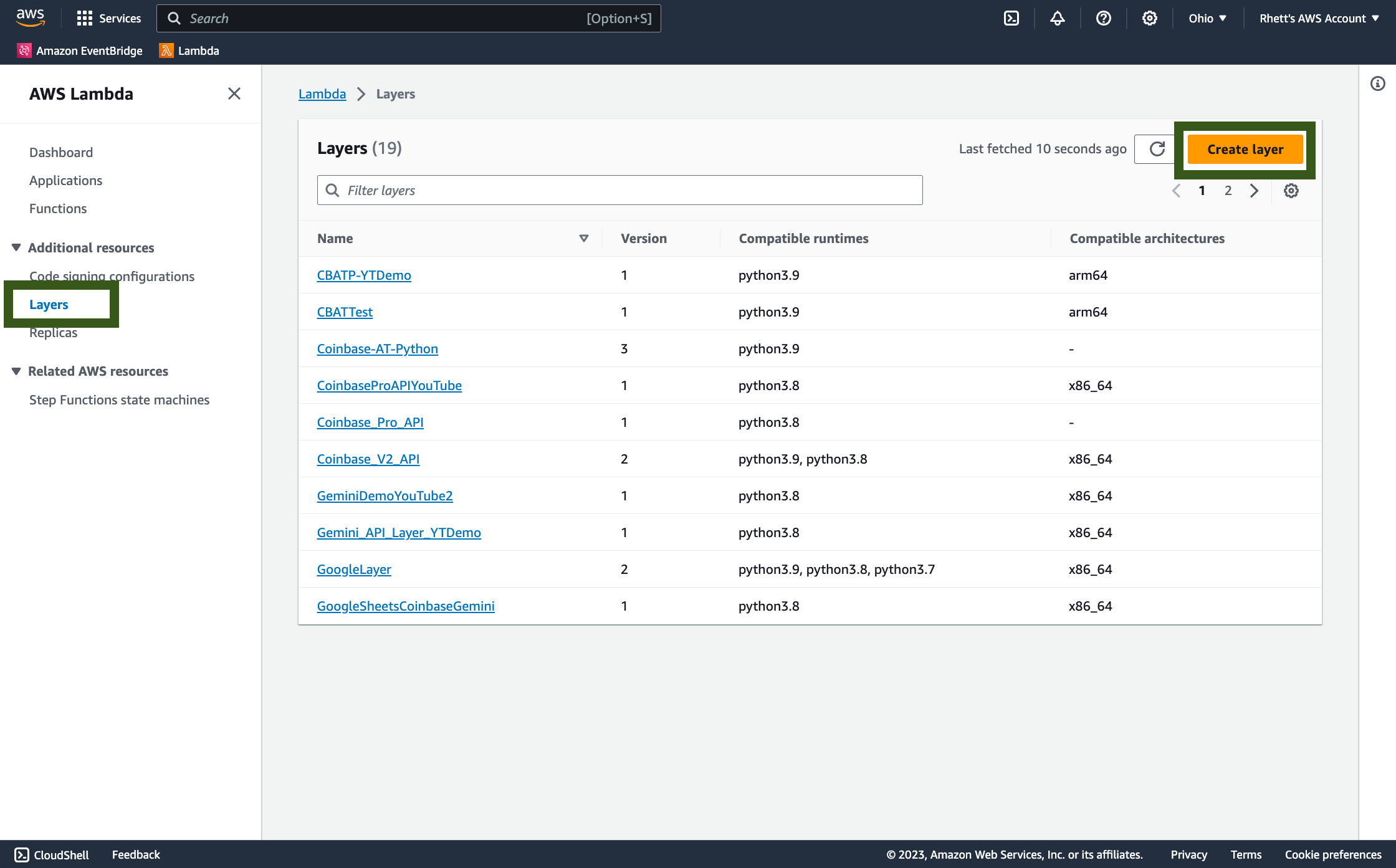 ☁️ AWS Lambda Layer for Python Dependencies